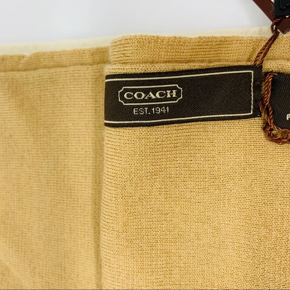 COACH SCARF NEW + I GIFT YOU 2 coach WRISTLET - Picture 5 of 5